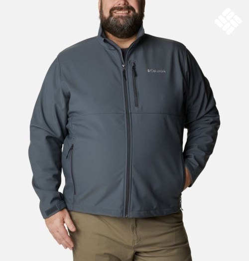 Men's Columbia Ascender Shell Jackets Dark Grey | Plus Size CA-MC814